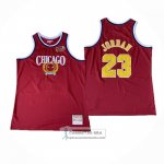 Camiseta Chicago Bulls Michael Jordan NO 23 Mitchell & Ness 1996 Rojo