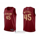 Camiseta Cleveland Cavaliers Donovan Mitchell NO 45 Icon 2022-23 Rojo