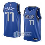 Camiseta Dallas Mavericks Luka Doncic Icon 2018 Azul