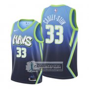 Camiseta Dallas Mavericks Willie Cauley Stein Ciudad 2020 Azul