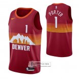 Camiseta Denver Nuggets Michael Porter Ciudad 2020-21 Rojo