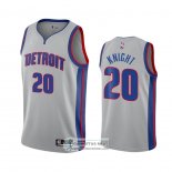 Camiseta Detroit Pistons Brandon Knight Statement 2020-21 Gris