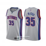 Camiseta Detroit Pistons Christian Wood Statement Gris