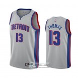 Camiseta Detroit Pistons Khyri Thomas Statement 2020-21 Gris