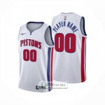 Camiseta Detroit Pistons Personalizada Association 2024-25 Blanco