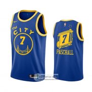 Camiseta Golden State Warriors Eric Paschall Hardwood Classics 2020-21 Azul