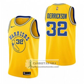 Camiseta Golden State Warriors Marcus Derrickson Hardwood Classi