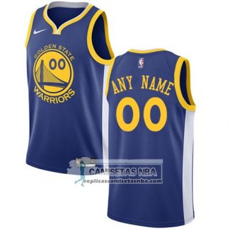 Camiseta Golden State Warriors Personalizada 2017-18 Azul