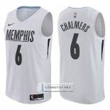 Camiseta Grizzlies Mario Chalmers Ciudad 2017-18 Blanco