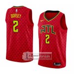 Camiseta Hawks Tyler Dorsey Statement 2018 Rojo