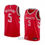 Camiseta Houston Rockets Troy Williams Icon 2018 Rojo