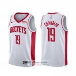 Camiseta Houston Rockets Tyson Chandler Association Blanco