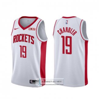 Camiseta Houston Rockets Tyson Chandler Association Blanco