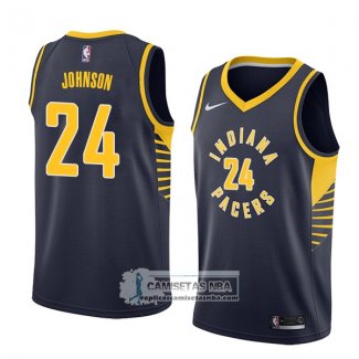 Camiseta Indiana Pacers Alize Johnson-19 Icon 2018 Azul