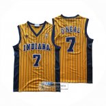 Camiseta Indiana Pacers Jermaine O'Neal NO 7 Amarillo