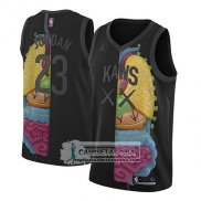 Camiseta Kaws X Jordan X Nba Negro