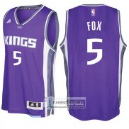 Camiseta Kings De'aaron Fox Road 2017-18 Violeta