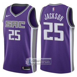 Camiseta Kings Justin Jackson Icon 2017-18 Violeta