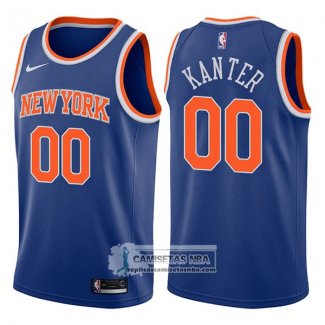 Camiseta Knicks Enes Kanter Icon 2017-18 Azul