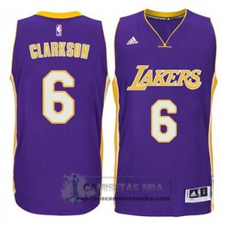 Camiseta Lakers Clarkson Purpura