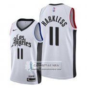 Camiseta Los Angeles Clippers Maurice Harkless Classic 2019-20 Blanco
