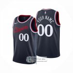 Camiseta Los Angeles Clippers Personalizada Icon 2024-25 Azul