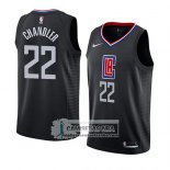 Camiseta Los Angeles Clippers Wilson Chandler Statement 2019 Negro