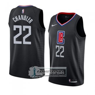 Camiseta Los Angeles Clippers Wilson Chandler Statement 2019 Negro