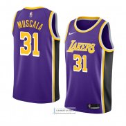 Camiseta Los Angeles Lakers Mike Muscala Statement 2018-19 Viole