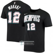 Camiseta Manga Corta Memphis Grizzlies Ja Morant Hardwood Classics Negro