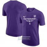 Camiseta Manga Corta Sacramento Kings Violeta