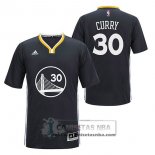 Camiseta Manga Corta Warriors Curry Negro