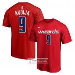 Camiseta Manga Corta Washington Wizards Deni Avdija Rojo