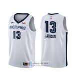 Camiseta Memphis Grizzlies Jaren Jackson Association Blanco