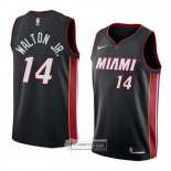 Camiseta Miami Heat Derrick Walton Jr. Icon 2018 Negro