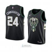 Camiseta Milwaukee Bucks Pat Connaughton Statement 2018 Negro