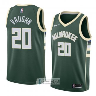 Camiseta Milwaukee Bucks Rashad Vaughn Icon 2018 Verde