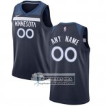 Camiseta Minnesota Timberwolves Personalizada 2017-18 Azul
