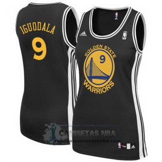 Camiseta Mujer Warriors Iguodala Negro