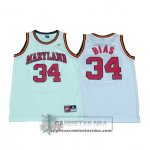 Camiseta NCAA Maryland Bias Blanco