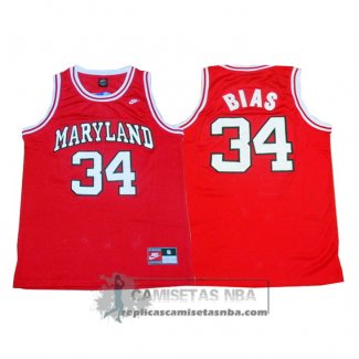 Camiseta NCAA Maryland Bias Rojo