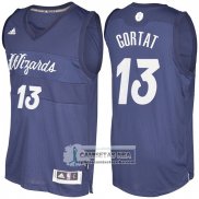 Camiseta Navidad Wizards Marcin Gortat 2016 Azul