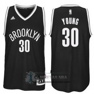 Camiseta Nets Young Negro