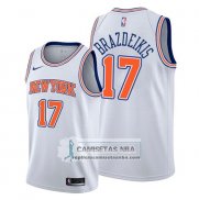 Camiseta New York Knicks Iggy Brazdeikis Statement 2019-20 Blanco