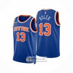 Camiseta New York Knicks Tyler Kolek NO 13 Icon 2025-26 Azul