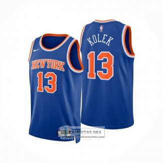 Camiseta New York Knicks Tyler Kolek NO 13 Icon 2025-26 Azul