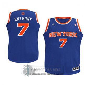 Camiseta Nino Knicks Anthony Azul
