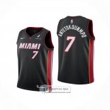 Camiseta Nino Miami Heat Giannis Antetokounmpo NO 7 Icon Negro