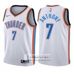 Camiseta Nino Thunder Carmelo Anthony Association 2017-18 Blanco