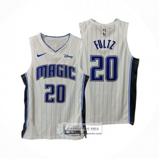 Camiseta Orlando Magic Markelle Fultz NO 20 Icon Autentico 2019-20 Blanco